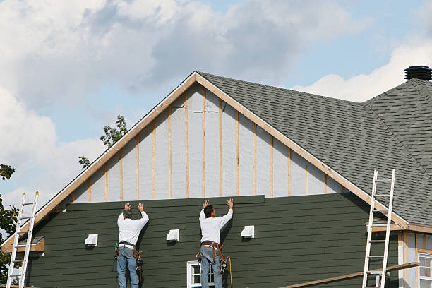 Professional Siding technician working in Bessemer City, NC